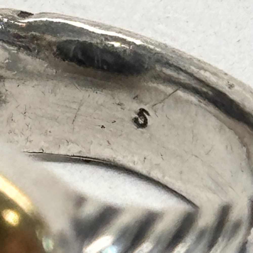 David Yurman 925 18K Gold 11mm Black Onyx Albion Ring - Picture 7 of 8